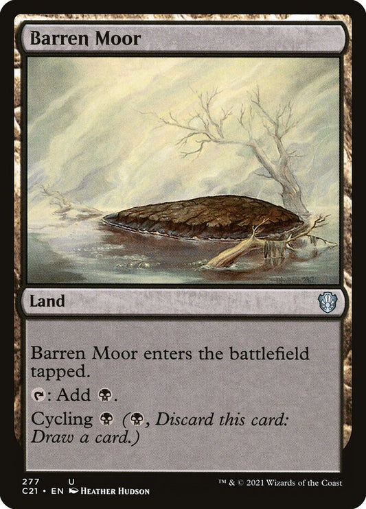 MTG Card Title: Barren Moor C21/277
