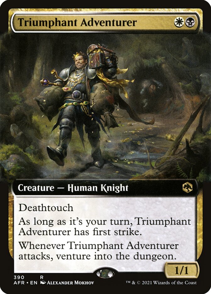 MTG Card Title: Triumphant Adventurer AFR/390