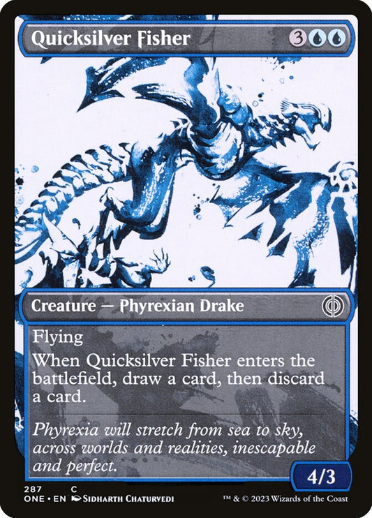 MTG Card Title: Quicksilver Fisher ONE/287