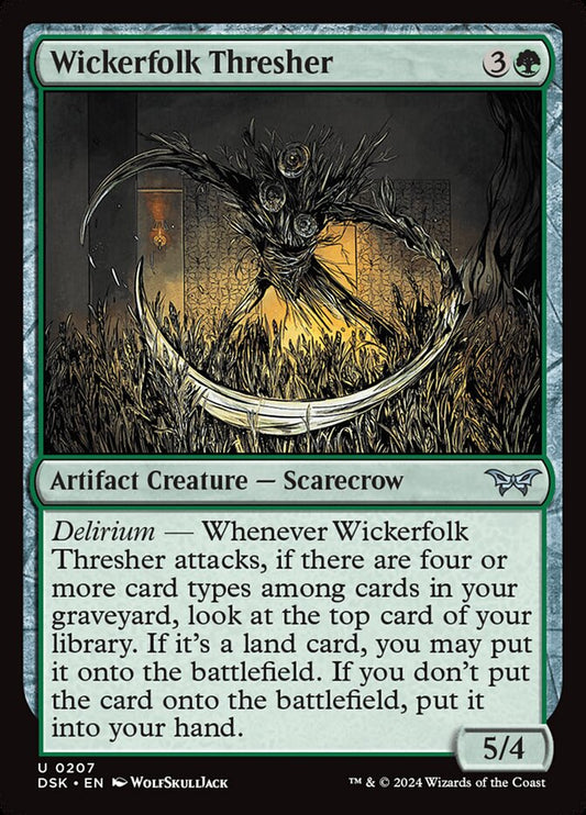 MTG Card Title: Wickerfolk Thresher DSK/207