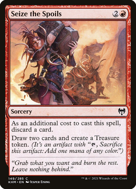 MTG Card Title: Seize the Spoils KHM/149