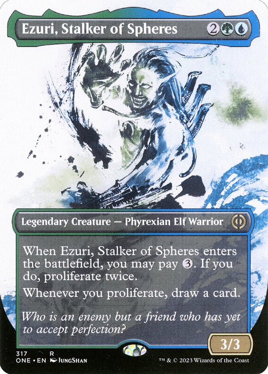 MTG Card Title: Ezuri, Stalker of Spheres ONE/317