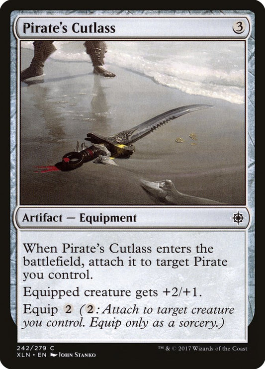 MTG Card Title: Pirate's Cutlass XLN/242