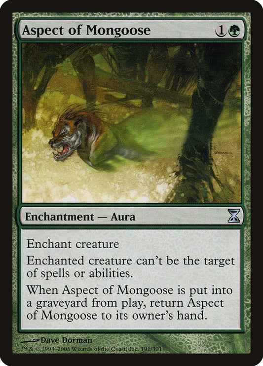 MTG Card Title: Aspect of Mongoose TSP/191