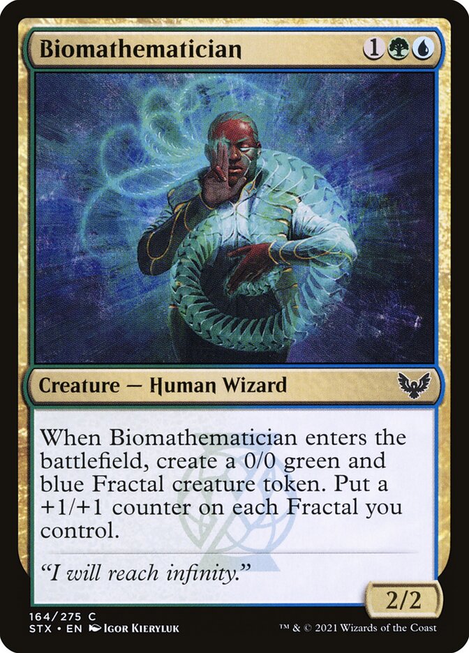 MTG Card Title: Biomathematician STX/164