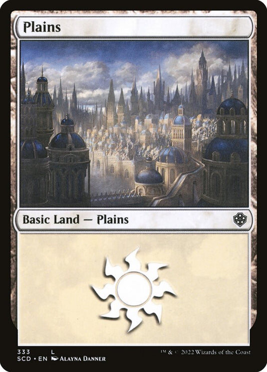 MTG Card Title: Plains SCD/333