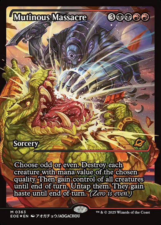 MTG Card Title: Mutinous Massacre EOE/363