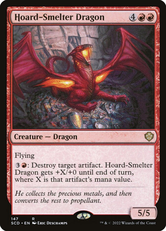 MTG Card Title: Hoard-Smelter Dragon SCD/147