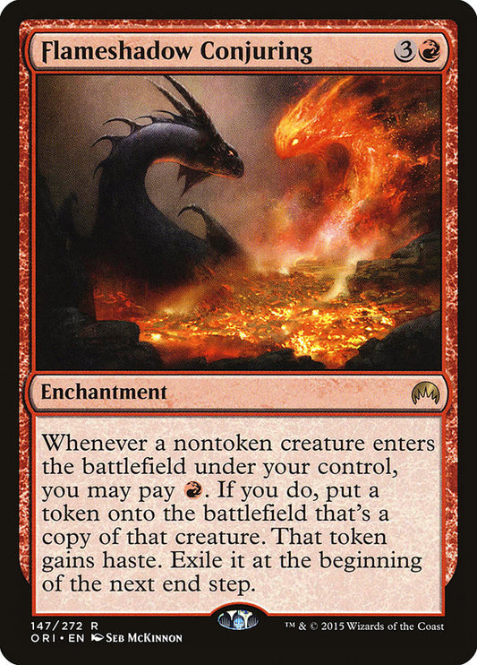 MTG Card Title: Flameshadow Conjuring ORI/147