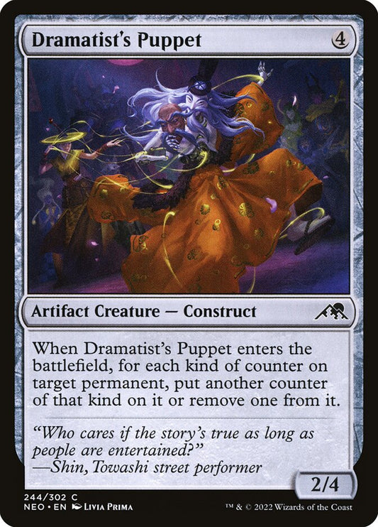 MTG Card Title: Dramatist's Puppet NEO/244