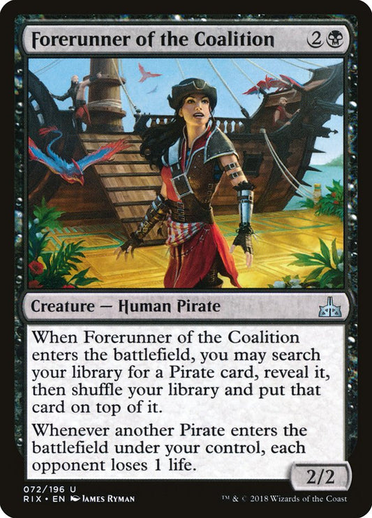 MTG Card Title: Forerunner of the Coalition RIX/72