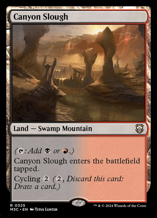 MTG Card Title: Canyon Slough M3C/325