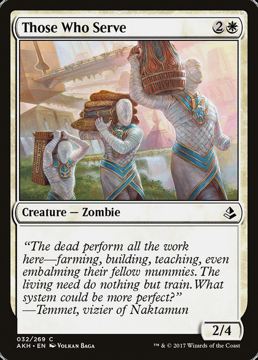 MTG Card Title: Those Who Serve AKH/32