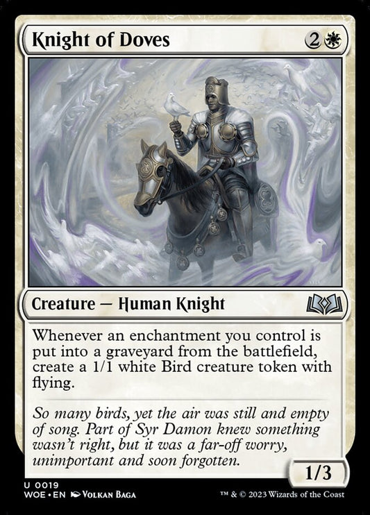 MTG Card Title: Knight of Doves WOE/19
