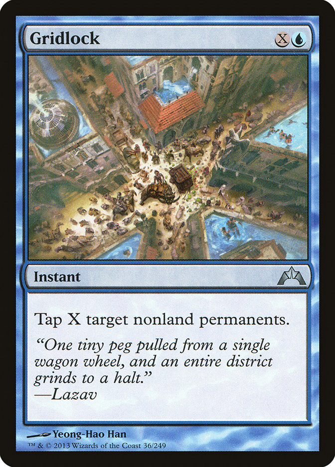 MTG Card Title: Gridlock GTC/36