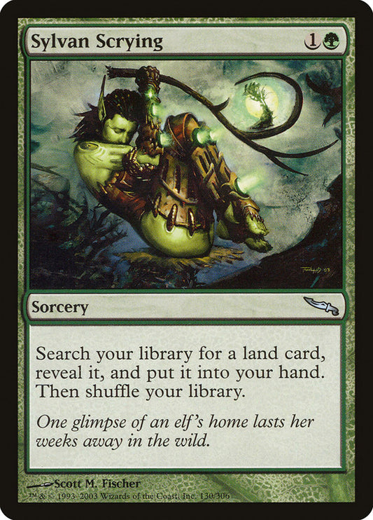 MTG Card Title: Sylvan Scrying MRD/130