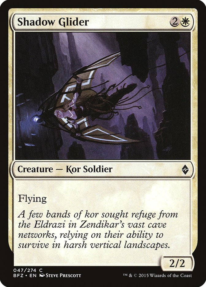 MTG Card Title: Shadow Glider BFZ/47