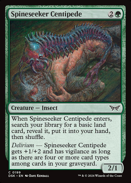 MTG Card Title: Spineseeker Centipede DSK/199