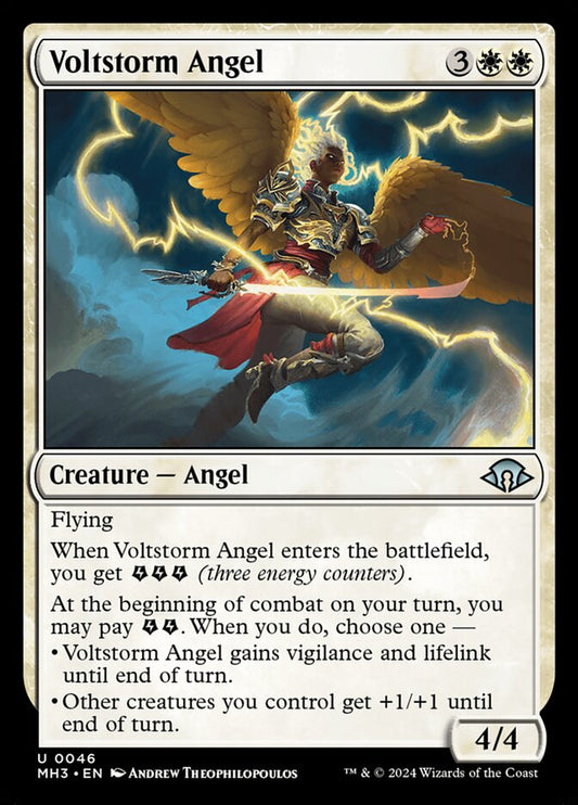MTG Card Title: Voltstorm Angel MH3/46