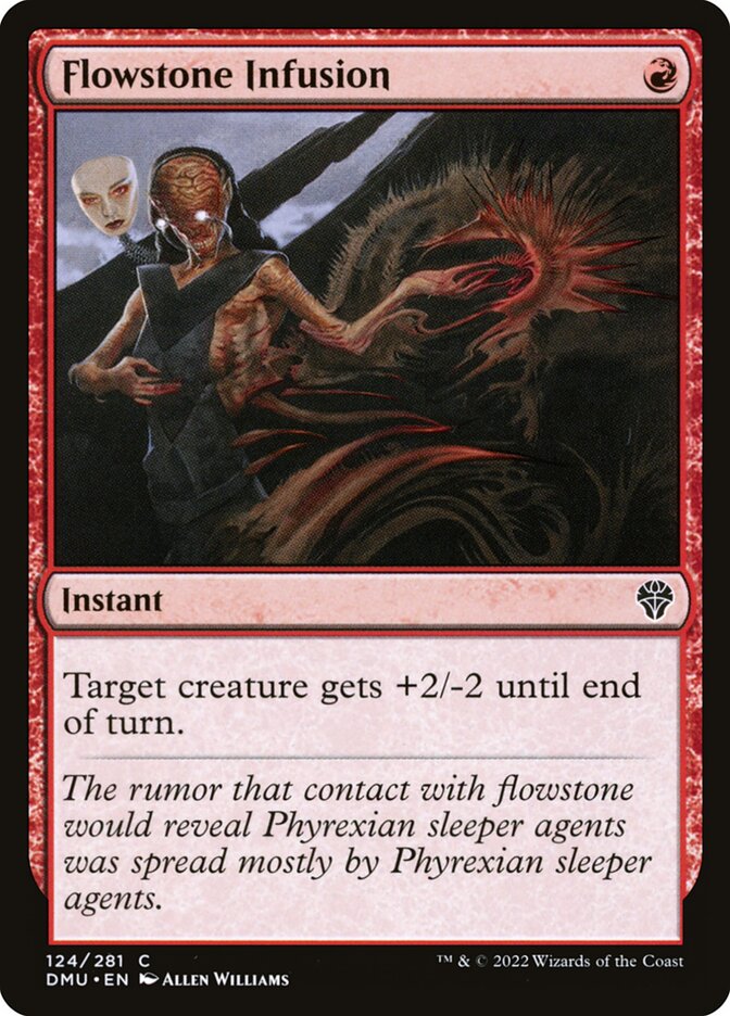 MTG Card Title: Flowstone Infusion DMU/124