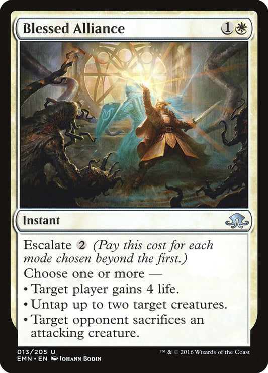 MTG Card Title: Blessed Alliance EMN/13