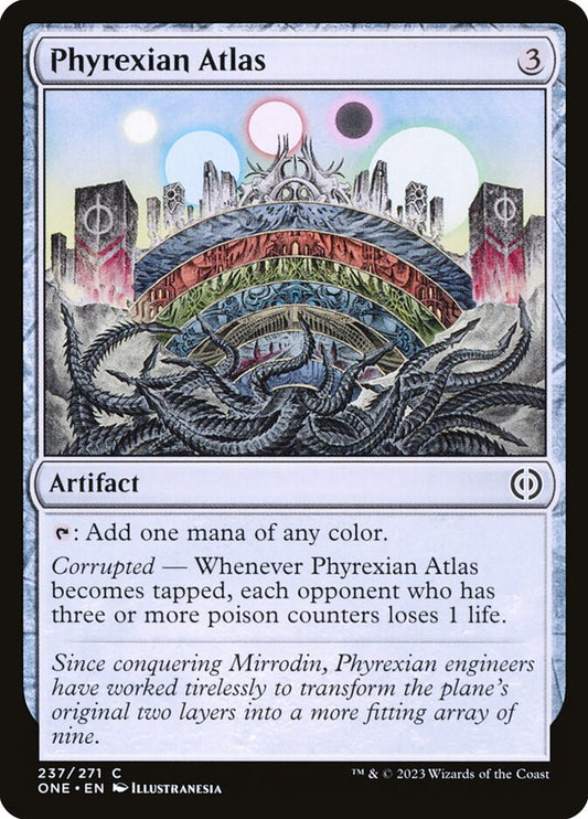 MTG Card Title: Phyrexian Atlas ONE/237