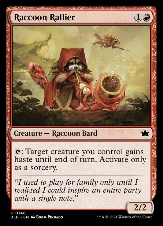 MTG Card Title: Raccoon Rallier BLB/148