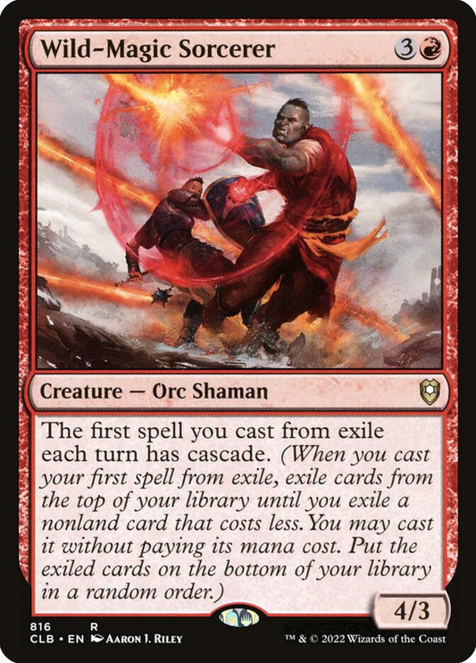 MTG Card Title: Wild-Magic Sorcerer CLB/816