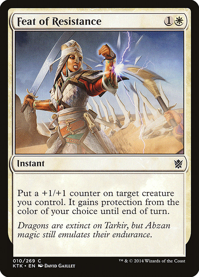 MTG Card Title: Feat of Resistance KTK/10