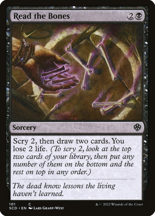 MTG Card Title: Read the Bones SCD/101