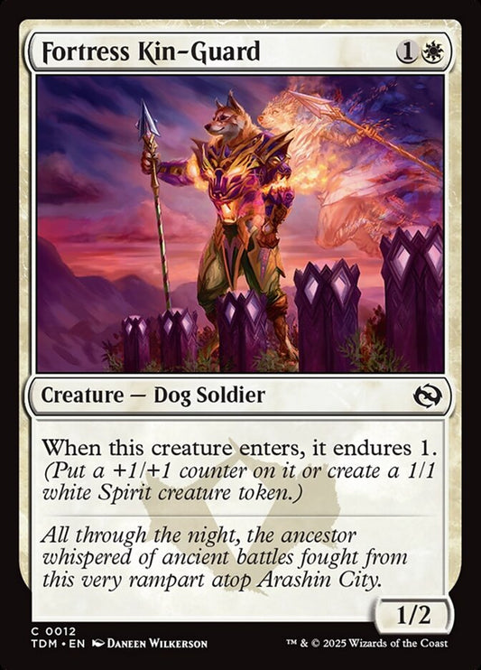 MTG Card Title: Fortress Kin-Guard TDM/12