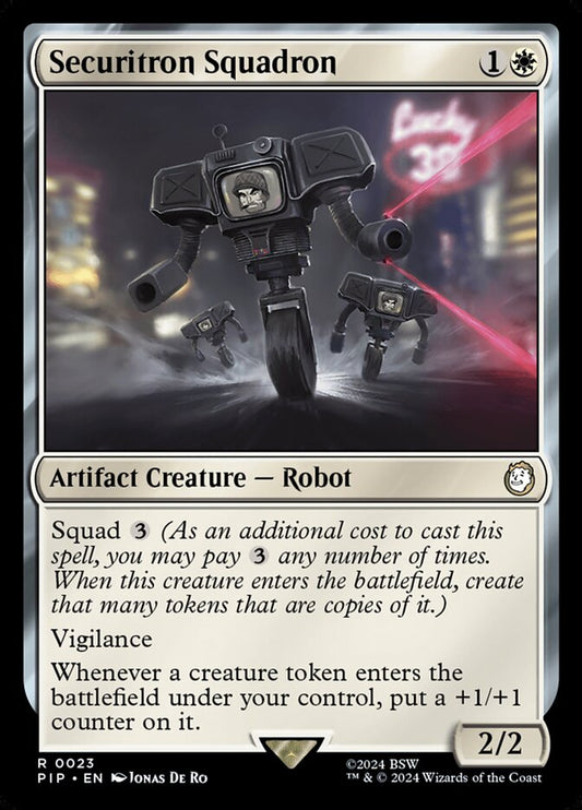 MTG Card Title: Securitron Squadron PIP/23