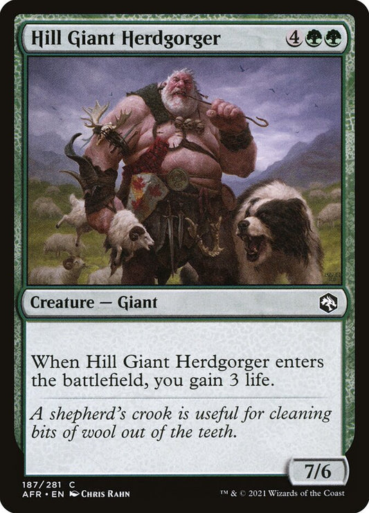 MTG Card Title: Hill Giant Herdgorger AFR/187