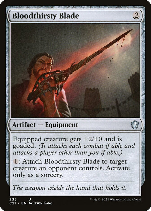 MTG Card Title: Bloodthirsty Blade C21/235