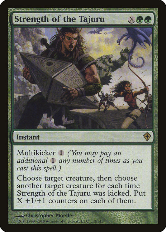 MTG Card Title: Strength of the Tajuru WWK/113