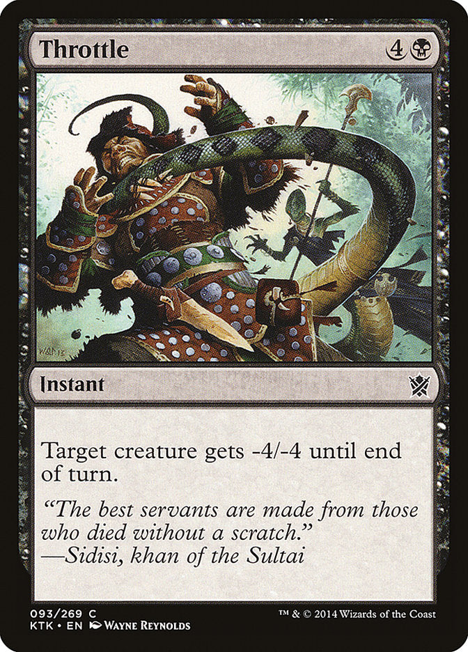 MTG Card Title: Throttle KTK/93