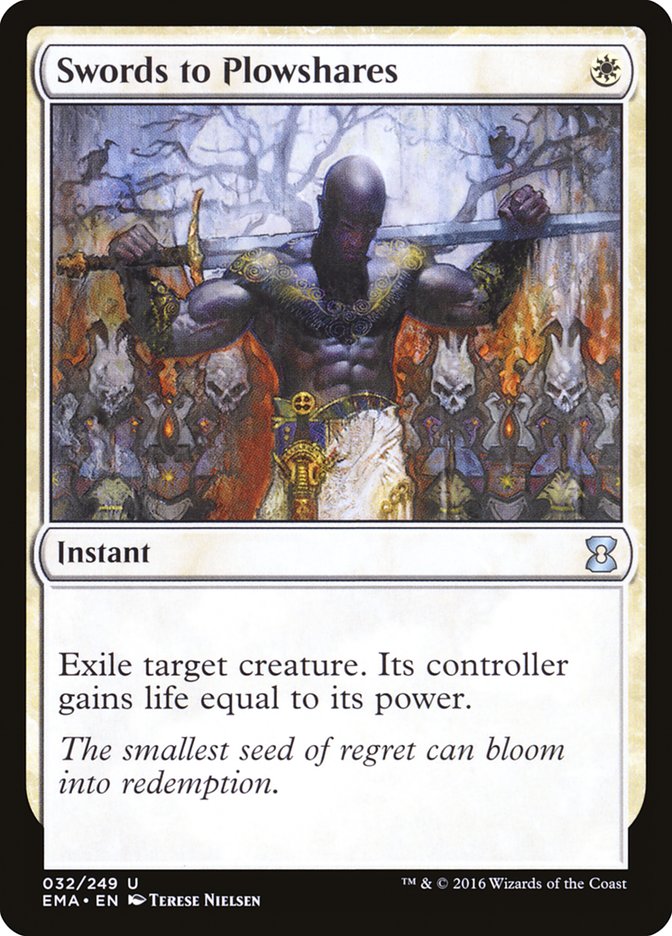 MTG Card Title: Swords to Plowshares EMA/32