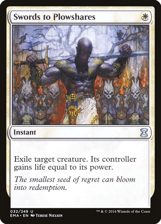 MTG Card Title: Swords to Plowshares EMA/32