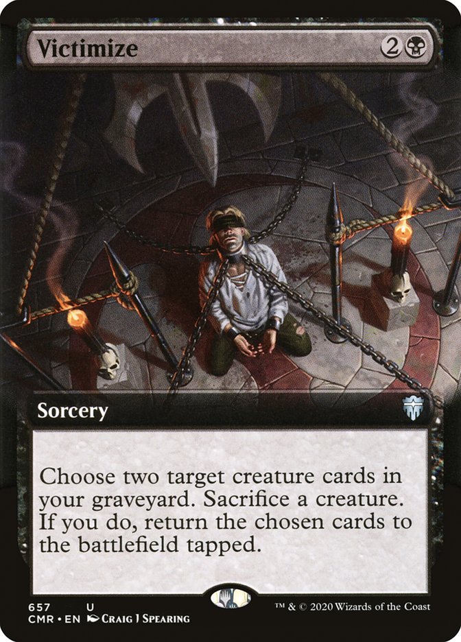 MTG Card Title: Victimize CMR/657