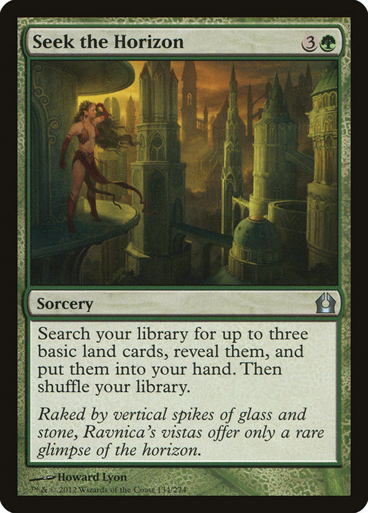 MTG Card Title: Seek the Horizon RTR/134