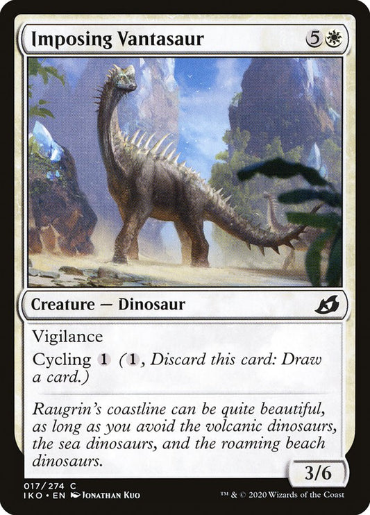 MTG Card Title: Imposing Vantasaur IKO/17