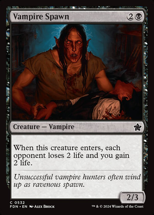 MTG Card Title: Vampire Spawn FDN/532