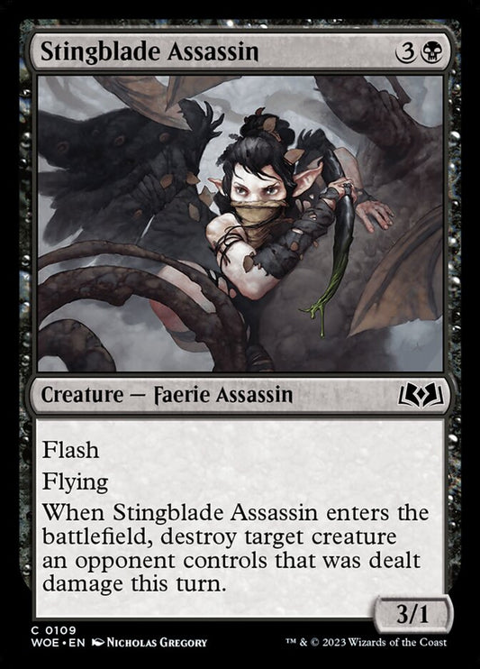 MTG Card Title: Stingblade Assassin WOE/109
