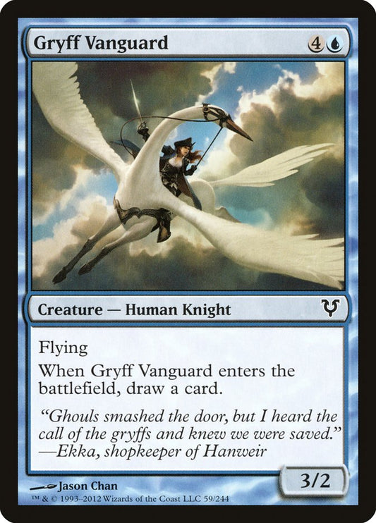MTG Card Title: Gryff Vanguard AVR/59