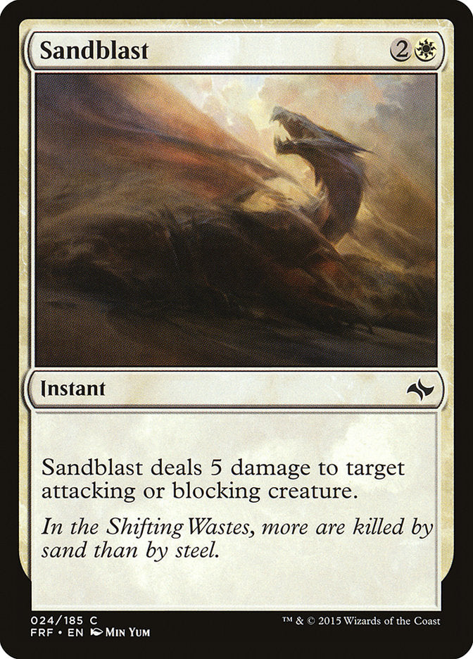 MTG Card Title: Sandblast FRF/24