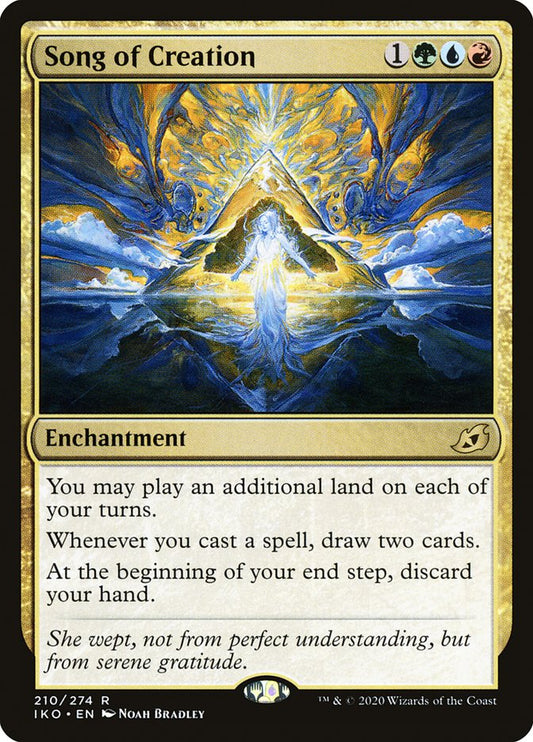 MTG Card Title: Song of Creation IKO/210
