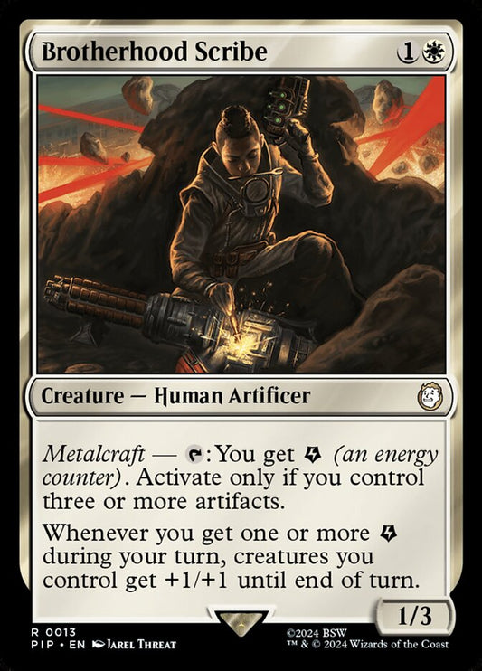 MTG Card Title: Brotherhood Scribe PIP/13