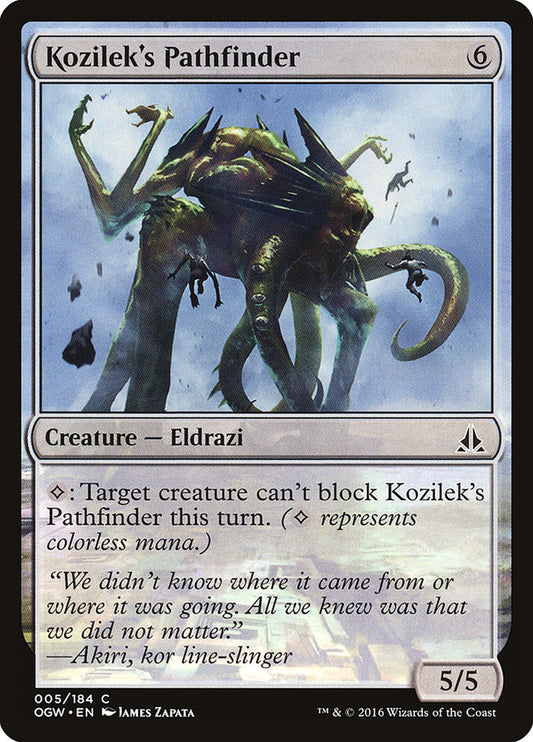 MTG Card Title: Kozilek's Pathfinder OGW/5