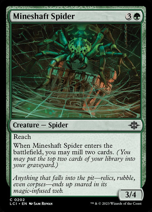 MTG Card Title: Mineshaft Spider LCI/202