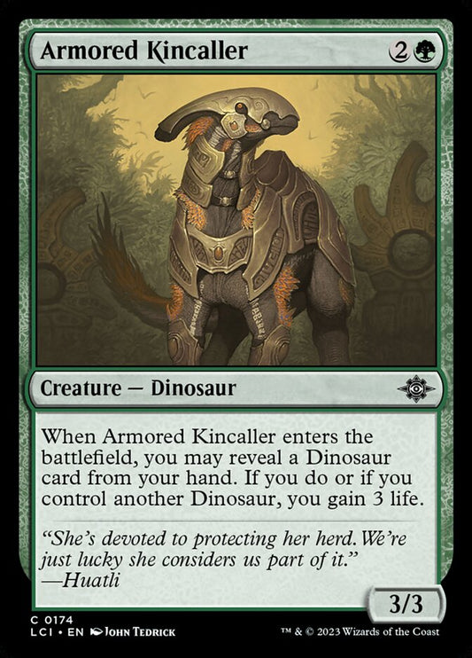 MTG Card Title: Armored Kincaller LCI/174